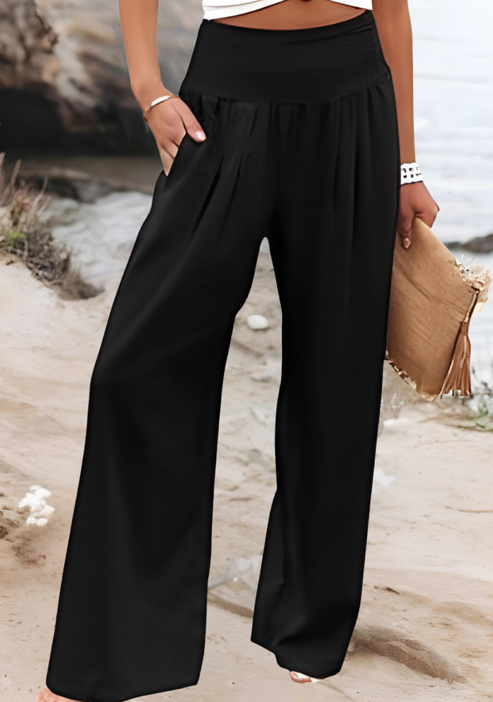 Pantaloni Donna Estivi Eleganti Taglio Largo
