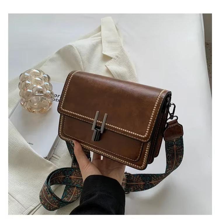 Borsa a Tracolla Donna Mini Quadrata Stile Retrò - Vesarelli