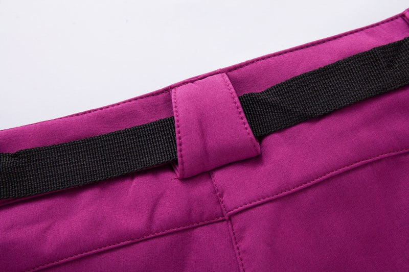 Pantaloni Trekking Donna Impermeabili Tessuto Resistente Comfort