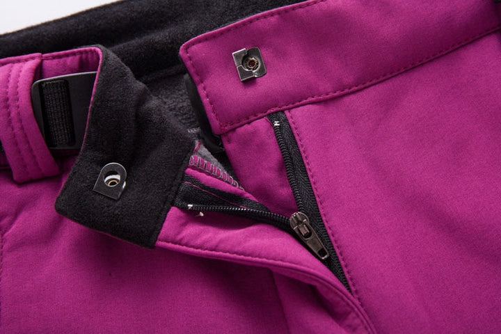 Pantaloni Trekking Donna Impermeabili Tessuto Resistente Comfort