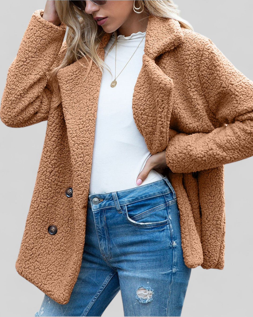 Cappotto Donna Morbido Comodo Stile Classico