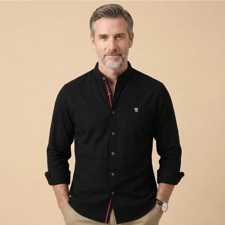 Camicia Uomo Elegante Classica Manica Lunga