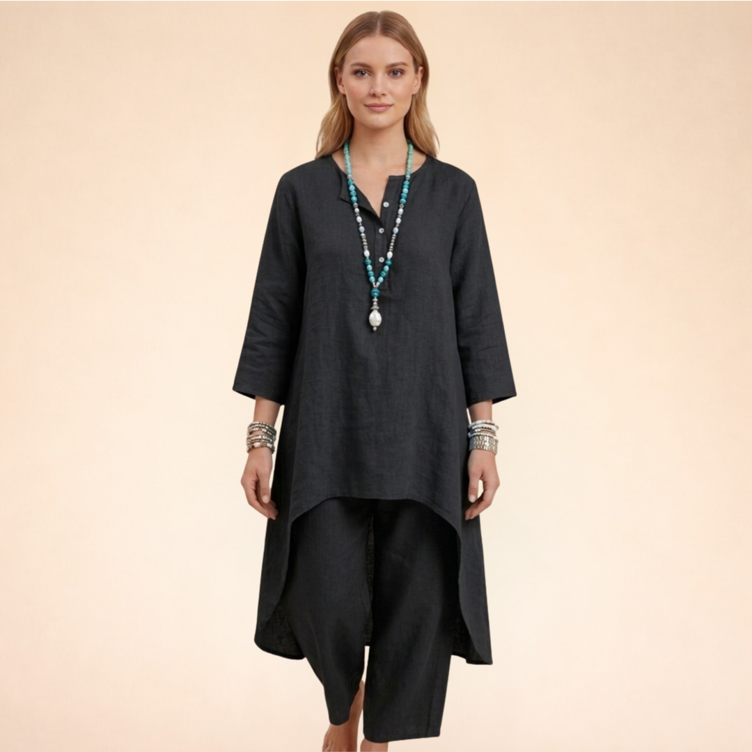 Set Elegante Donna Tessuto Traspirante