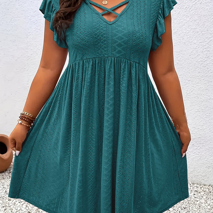 Abito Mini Donna Casual Maniche Corte Leggero