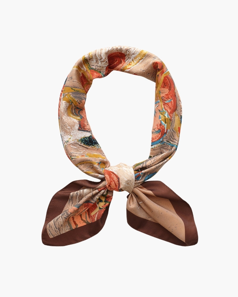 Foulard Donna Twill Seta Morbido Artigianale
