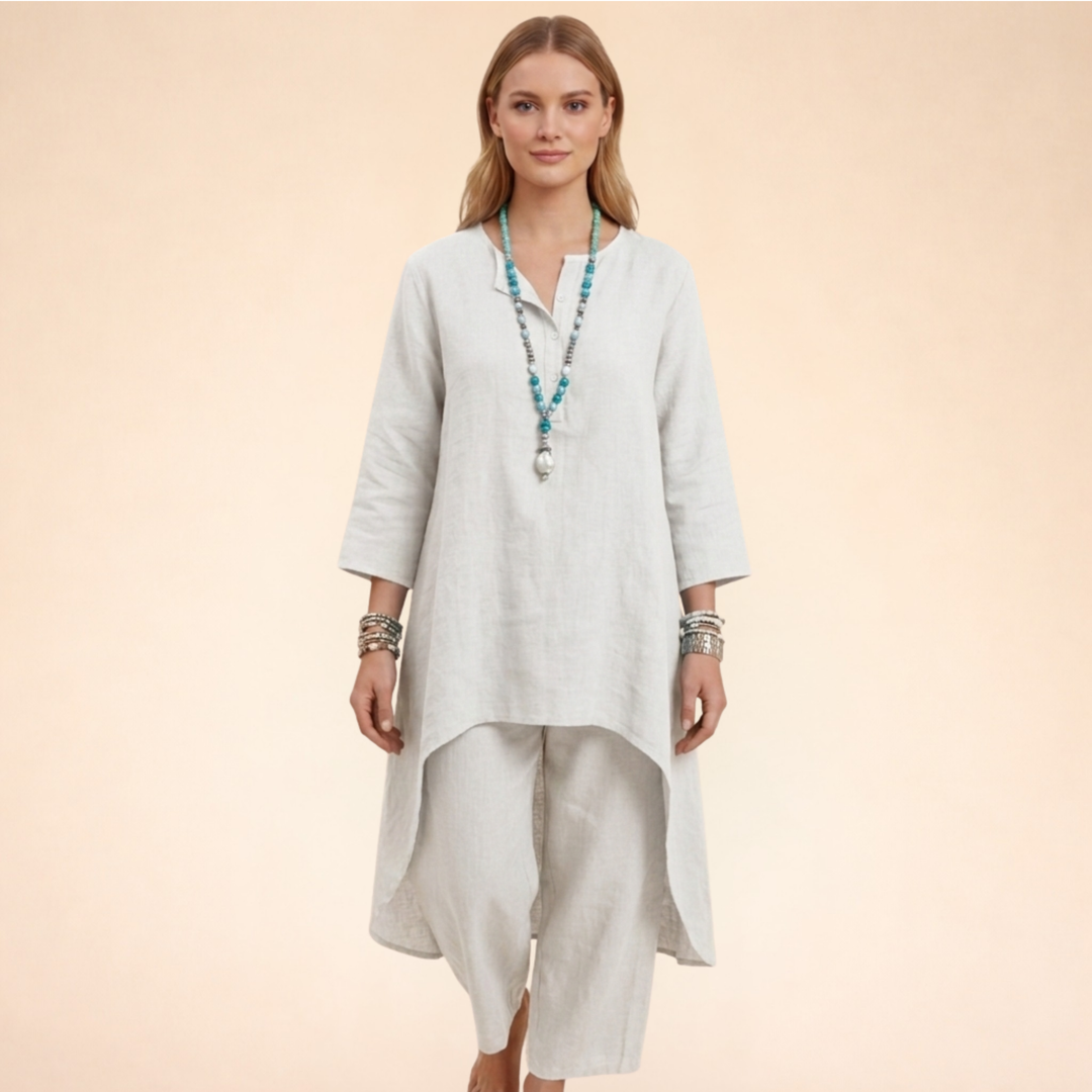 Set Elegante Donna Tessuto Traspirante