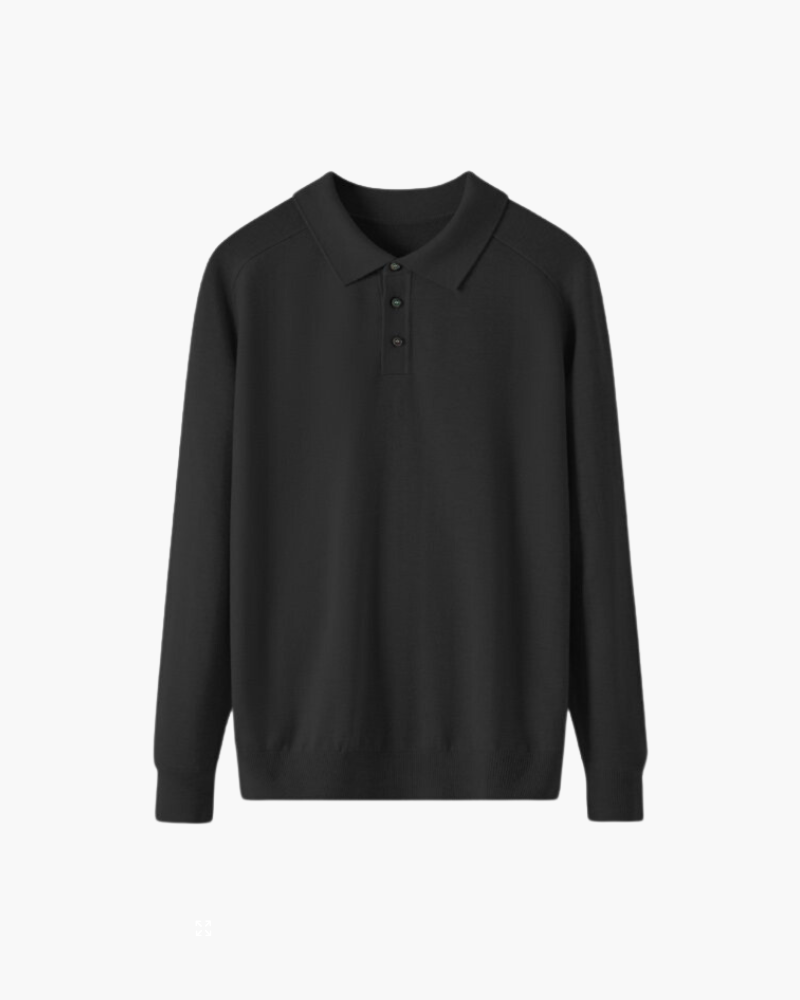 Polo Uomo in Lana Morbida Vestibilità Comfort