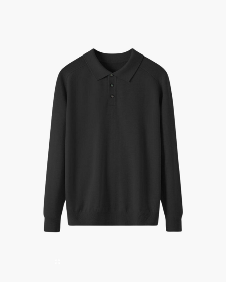 Polo Uomo in Lana Morbida Vestibilità Comfort