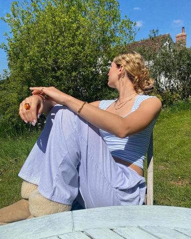 Pantaloni Donna Casual Tessuto Morbido Vestibilità Rilassata