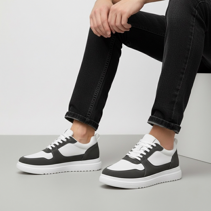 Sneakers Uomo con Rialzo Interno Suola Solida Comfort