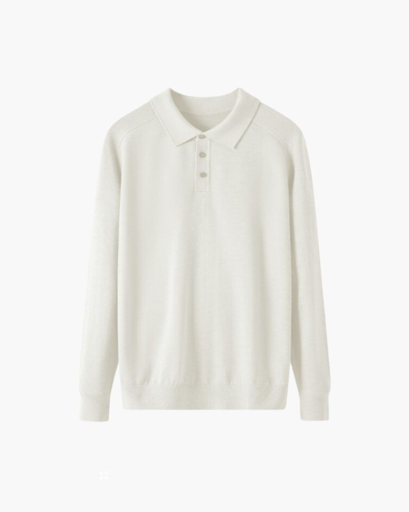 Polo Uomo in Lana Morbida Vestibilità Comfort