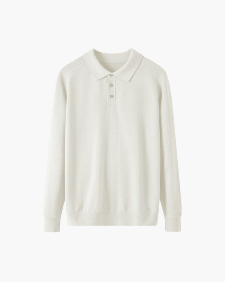 Polo Uomo in Lana Morbida Vestibilità Comfort