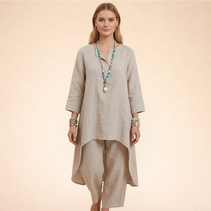 Set Elegante Donna Tessuto Traspirante