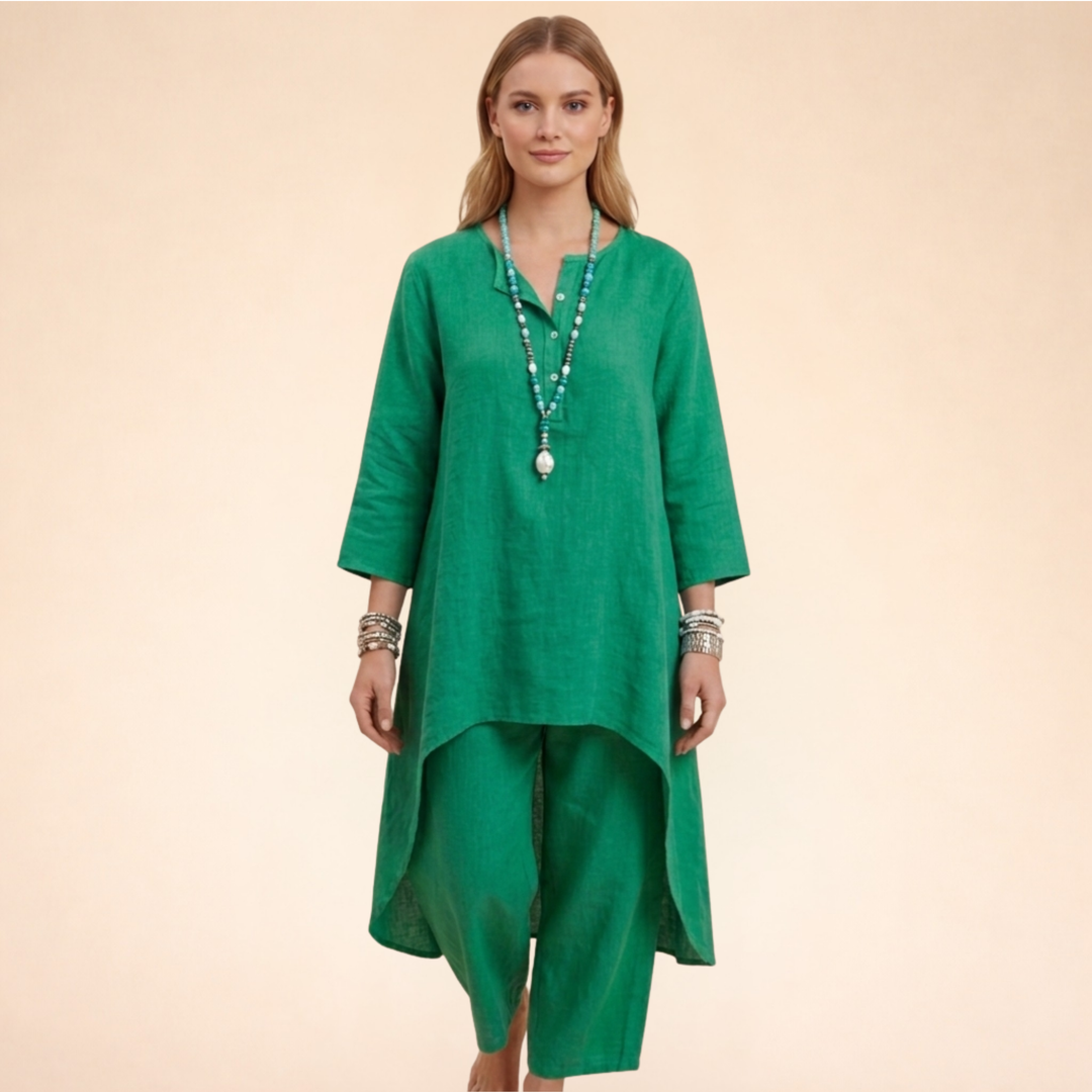 Set Elegante Donna Tessuto Traspirante