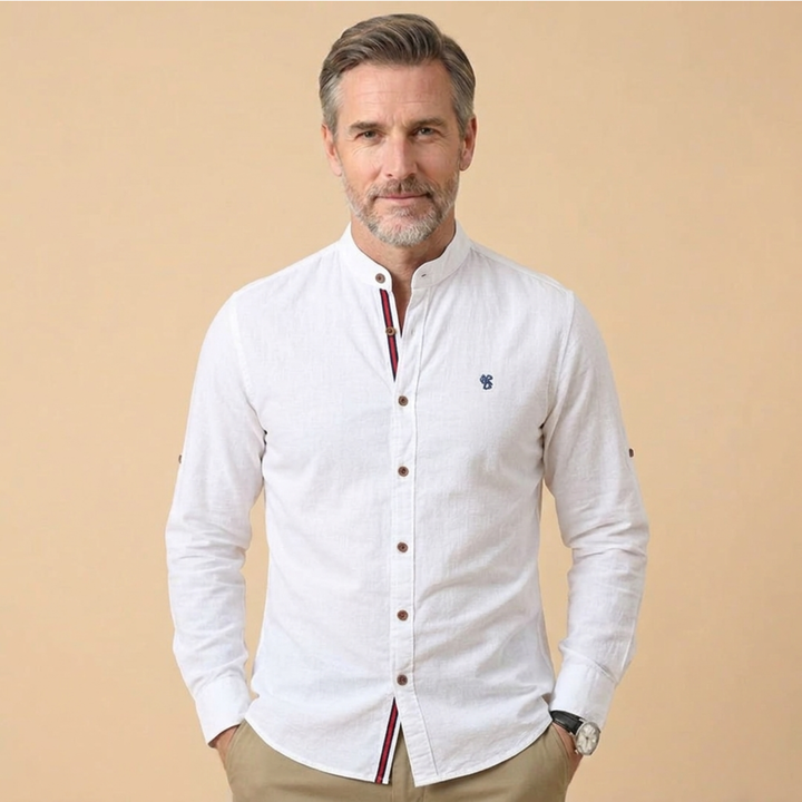 Camicia Uomo Elegante Classica Manica Lunga