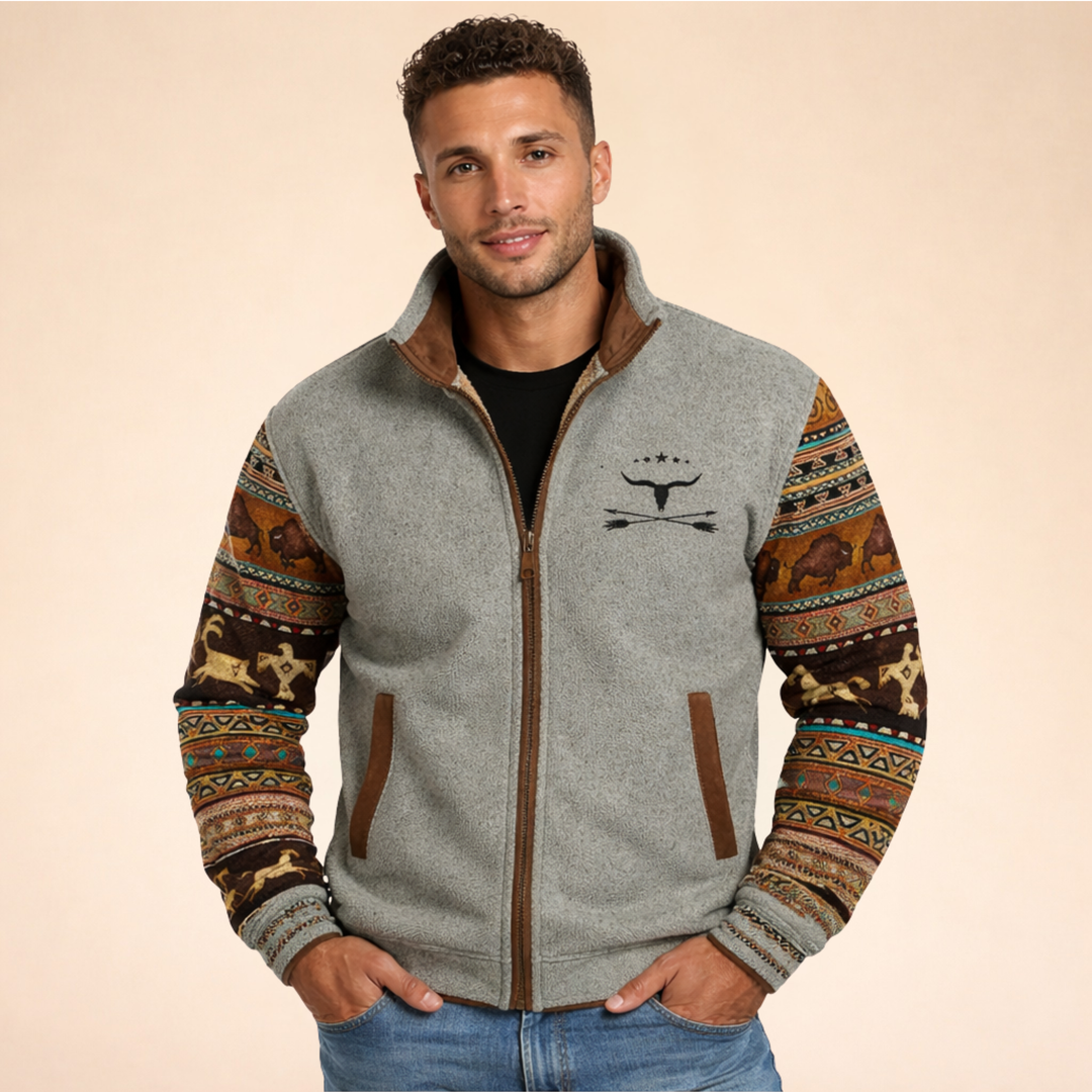 Giacca Uomo in Pile Morbido Vestibilità Confortevole