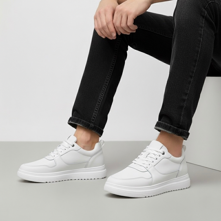 Sneakers Uomo con Rialzo Interno Suola Solida Comfort