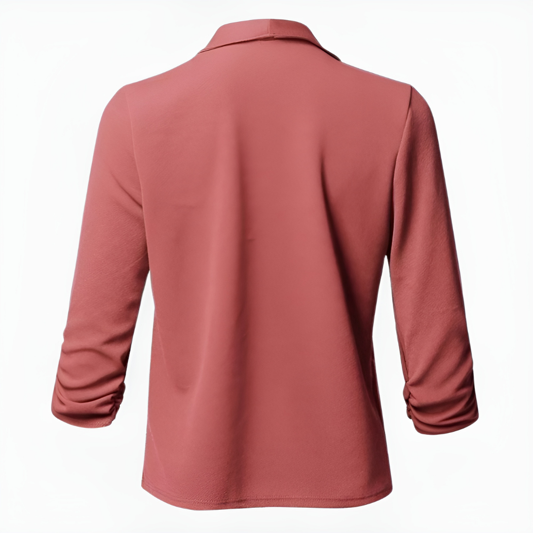 Blazer Donna Giacca Sartoriale Manica Lunga Elegante