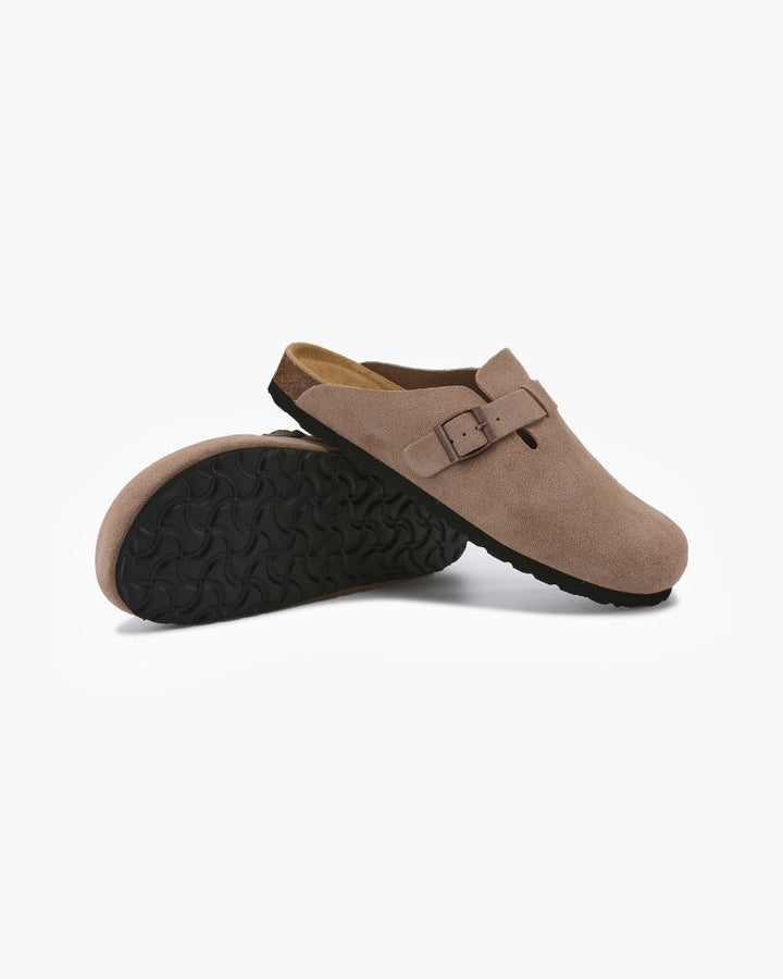 Zoccoli Donna in Suede Comfort Elegante Quotidiano