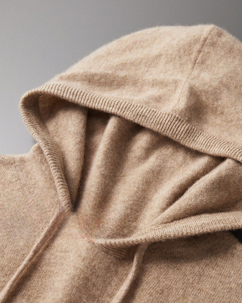 Felpa Uomo in Cashmere Puro Vestibilità Comfort