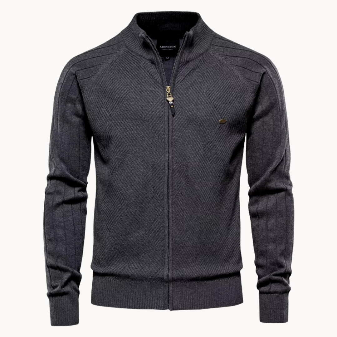 Giacca Uomo Ibrida con Zip Stile Moderno - Vesarelli