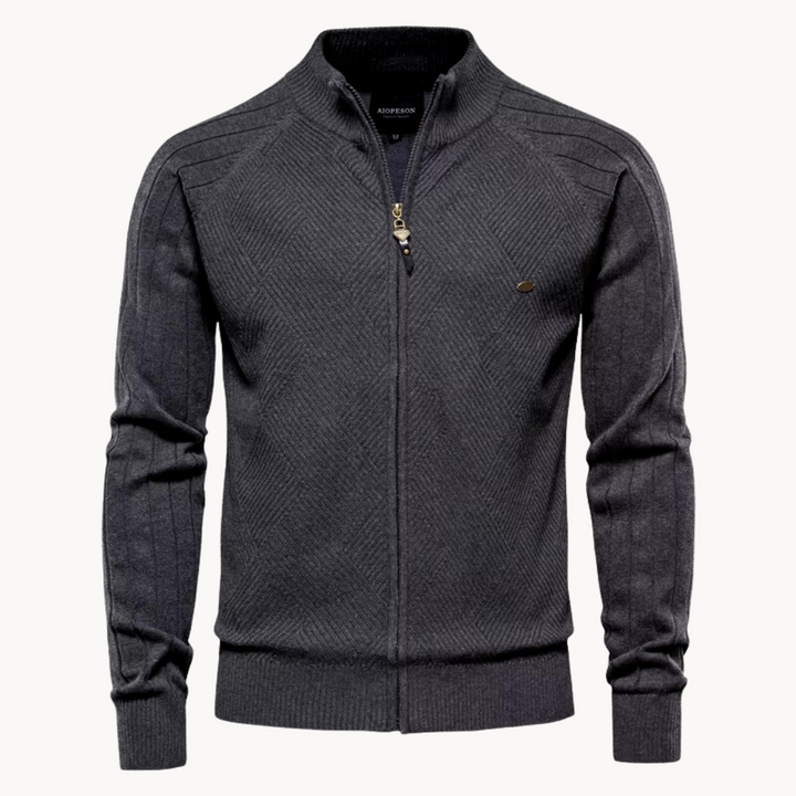 Giacca Uomo Ibrida con Zip Stile Moderno - Vesarelli