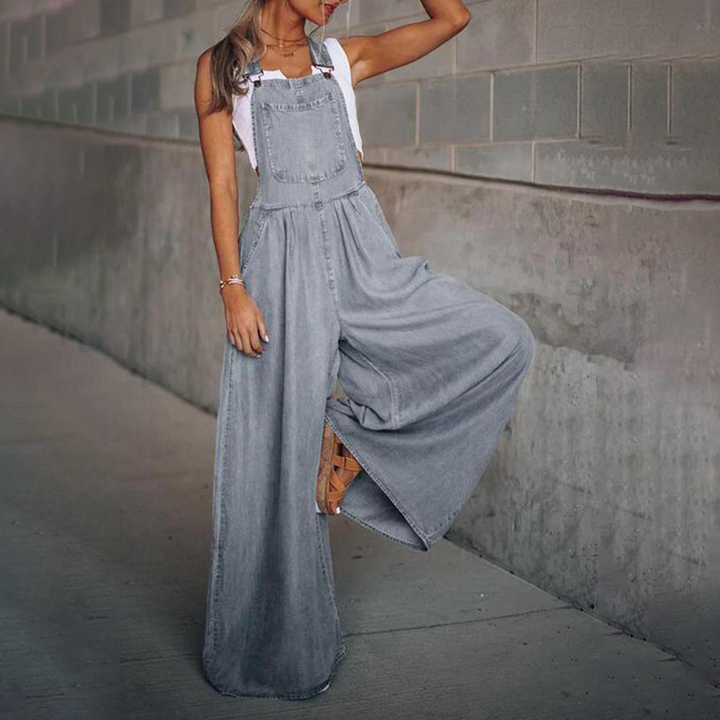 Tuta Donna in Denim Vestibilità Regular