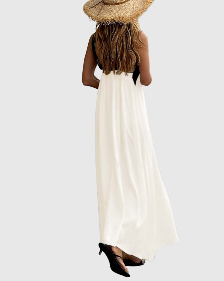 Abito Donna con Collo Incrociato Linea Valorizzante