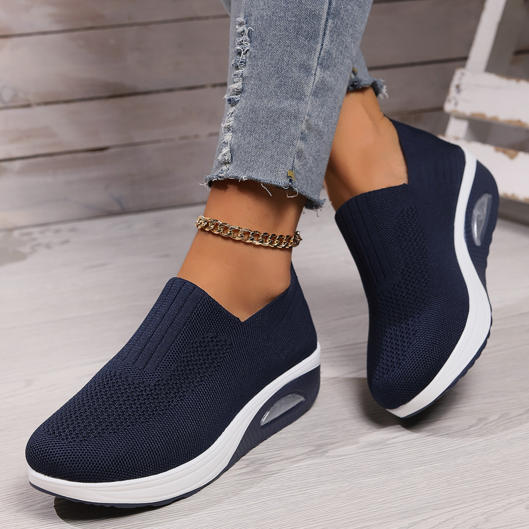 Sneakers Donna Mesh Traspirante Ortopediche Slip-On Leggere Comode
