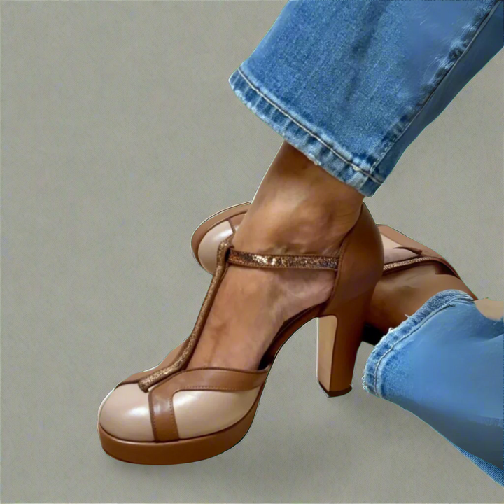 Sandali Donna con Tacco Comodi Eleganti - Vesarelli