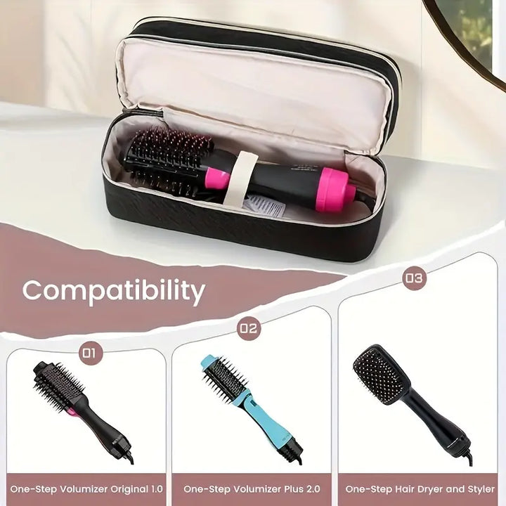 Custodia per spazzola volumizzante con asciugacapelli, compatibile con modelli One-Step Volumizer 1.0, Plus 2.0 e Hair Dryer Styler.