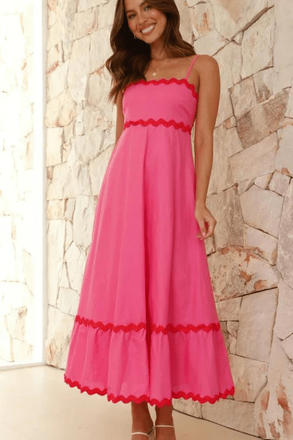 Abito Lungo Donna Tessuto Leggero Vestibilità Elegante - Vesarelli
