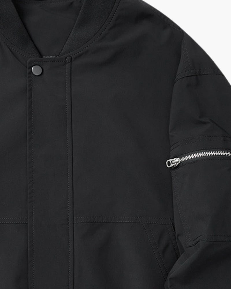 Giacca Bomber Uomo Tessuto Leggero Vestibilità Comfort
