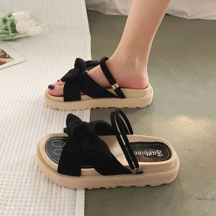 Sandali Donna con Piattaforma Sostegno e Tacco Alto