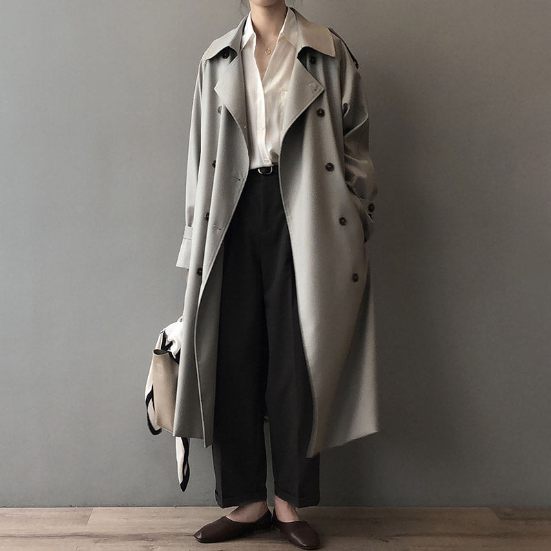 Trench Donna Elegante Slim Fit Classico