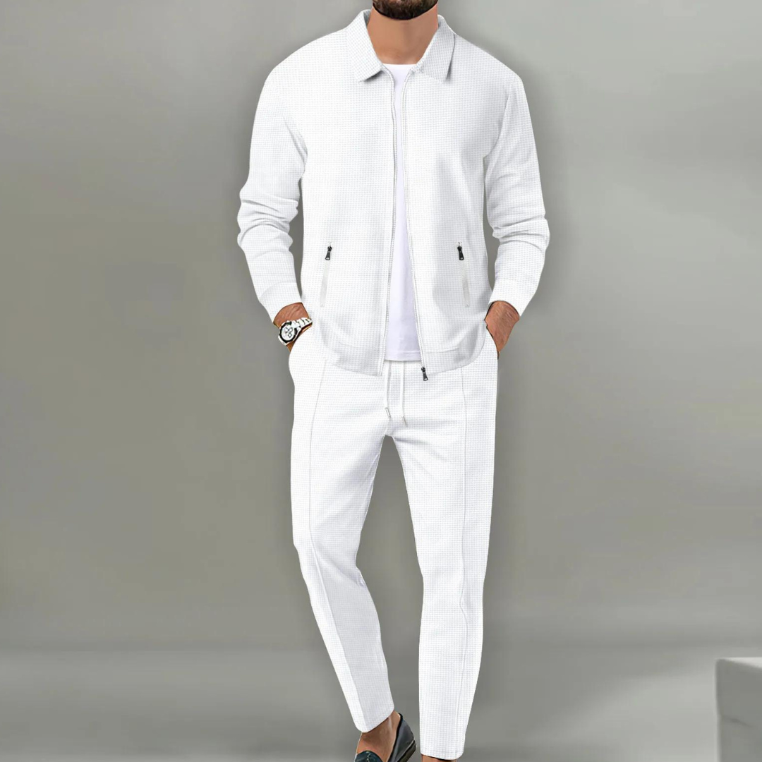 Completo Uomo Casual Due Pezzi Vestibilità Regular