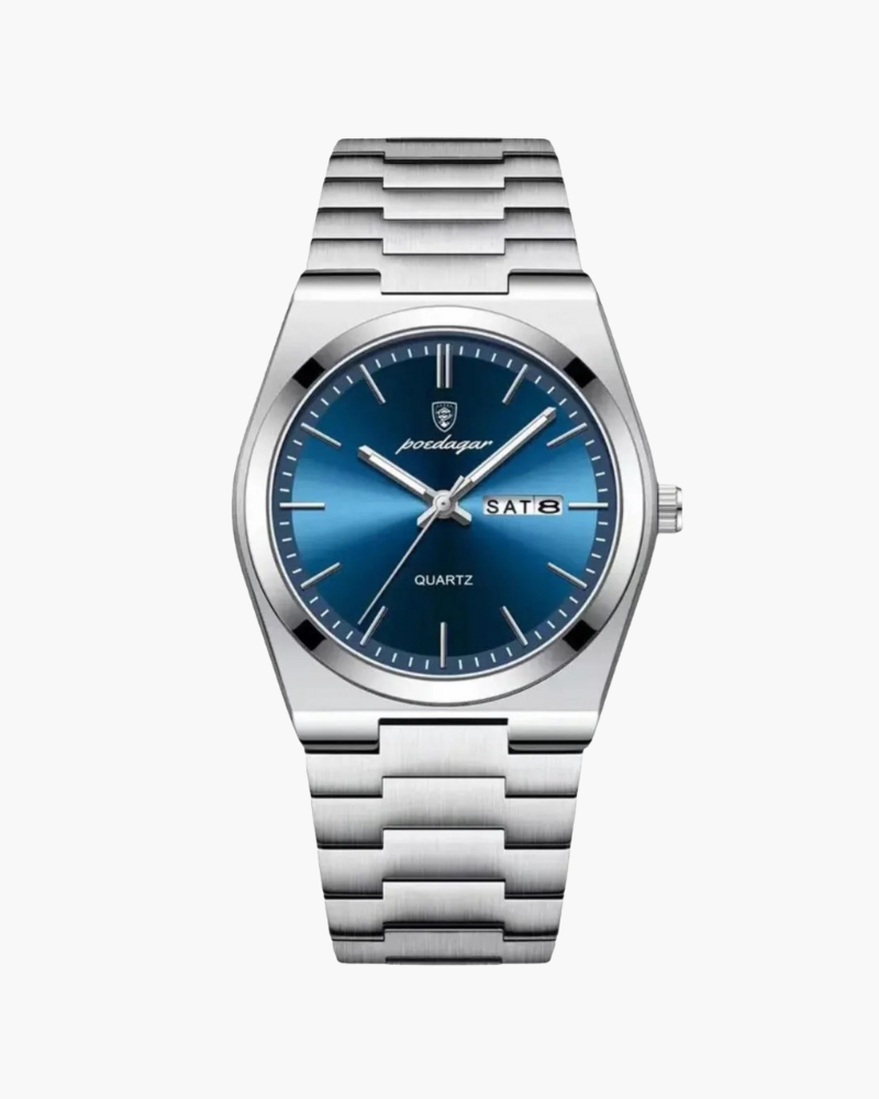Orologio Uomo Al Quarzo Acciaio Cassa Tonda Slim