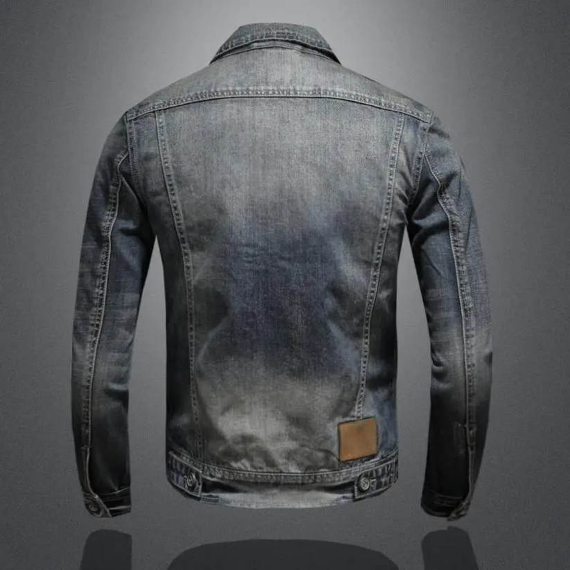 Giacca Uomo in Denim Classica Regular Fit