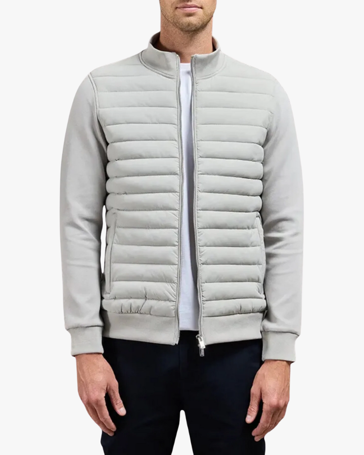 Giacca Ibrida Uomo Tessuto Tecnico Vestibilità Comfort