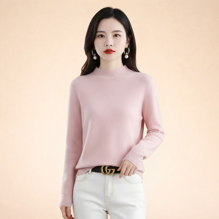 Maglione Donna in Lana Calda Vestibilità Classica