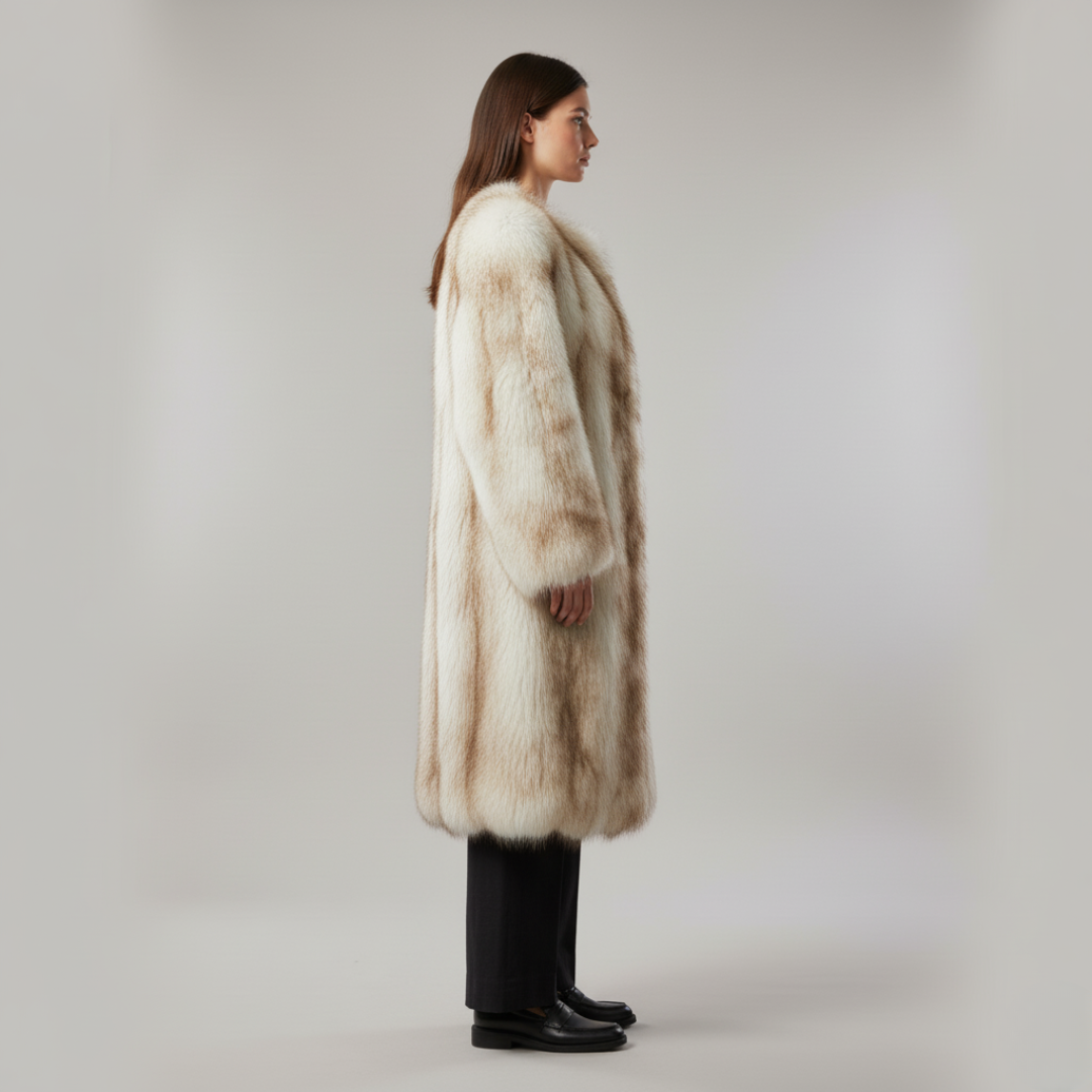 Giacca Donna in Pelliccia Sintetica Vestibilità Classica - Vesarelli