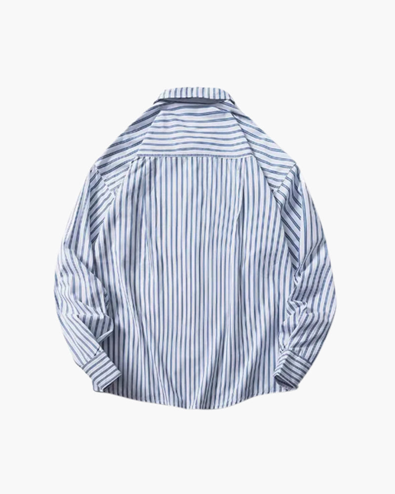 Camicia Oversize Uomo Tessuto Leggero Stile Moderno