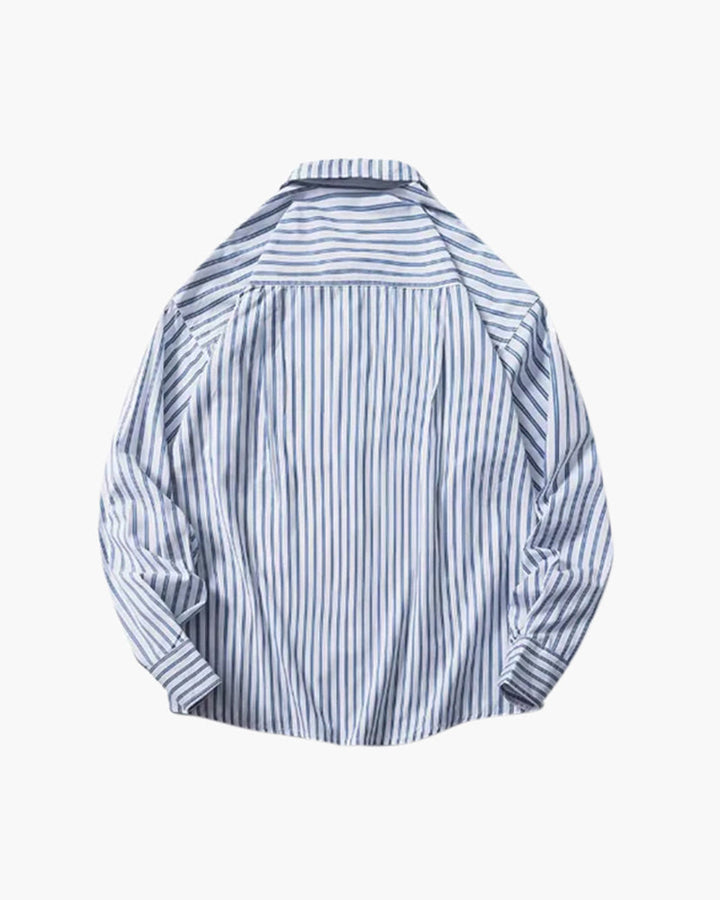 Camicia Oversize Uomo Tessuto Leggero Stile Moderno