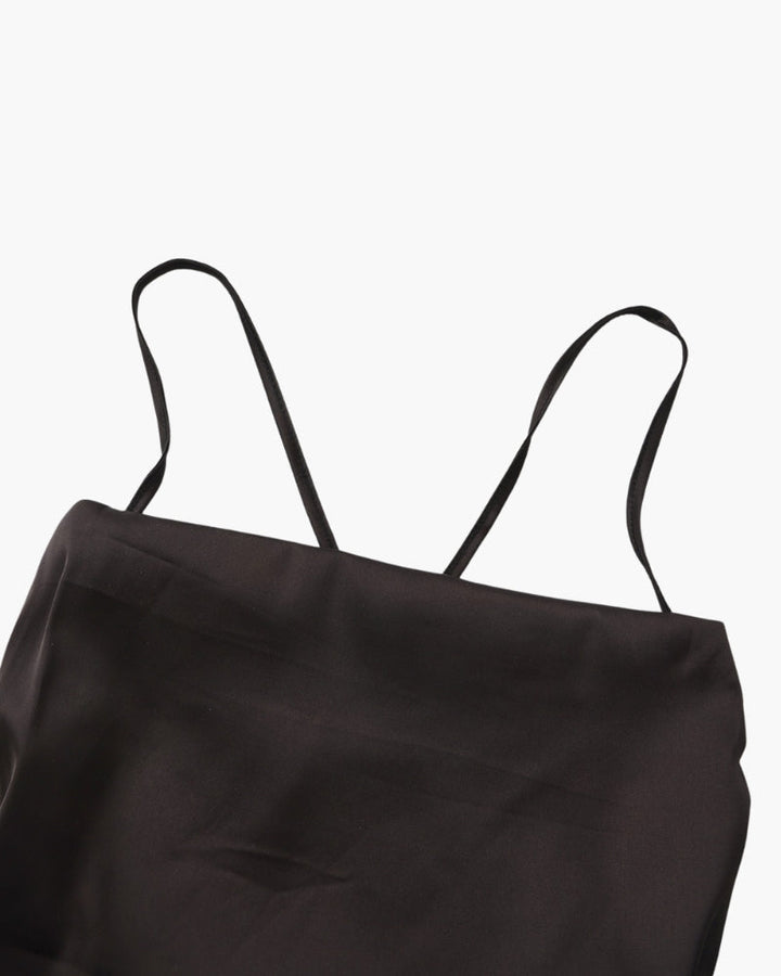 Abito Slip Donna in Satin Vestibilità Fluida