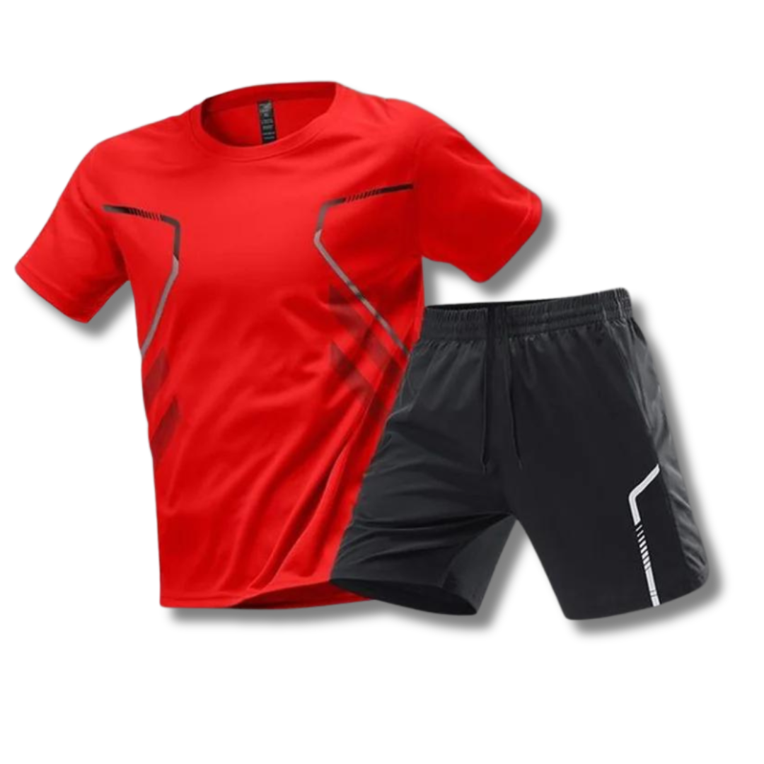 Abbigliamento Sportivo Uomo Tessuto Traspirante Vestibilità Estiva
