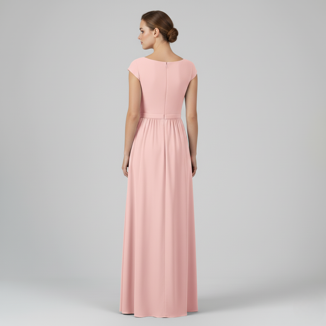 Abito Lungo Donna Fluido Elegante