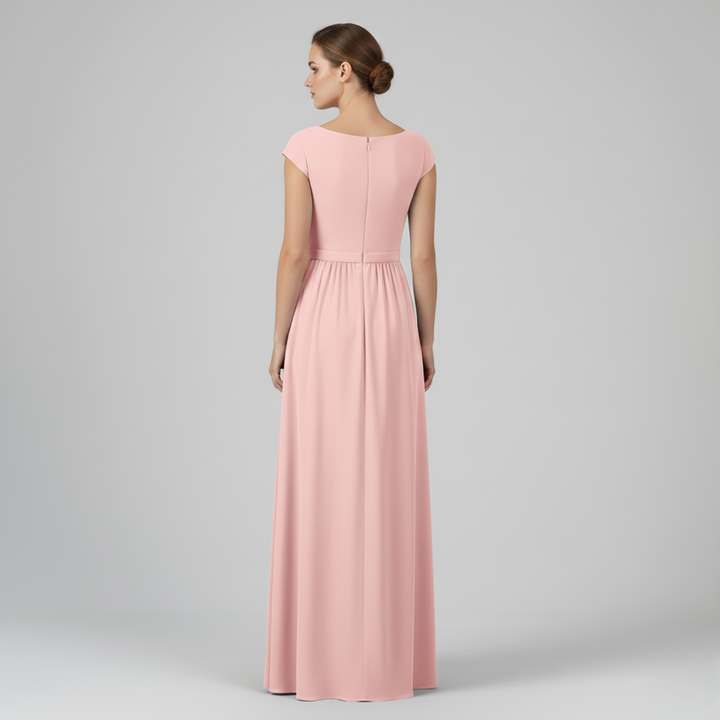 Abito Lungo Donna Fluido Elegante