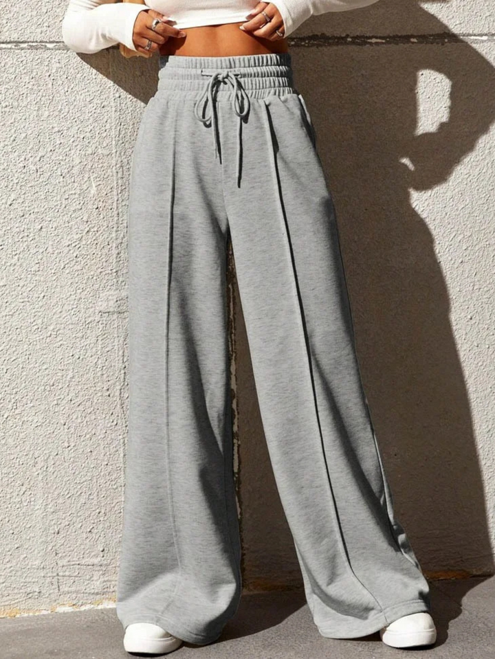 Pantaloni Donna Leggeri Vita Alta Vestibilità Comoda Ampia - Vesarelli
