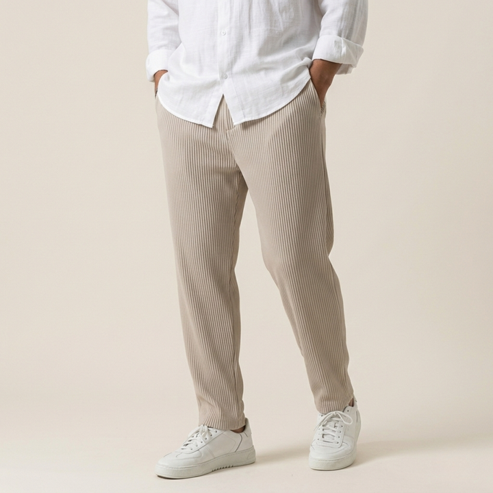 Pantaloni Uomo Morbidi Comodi Vestibilità Regular