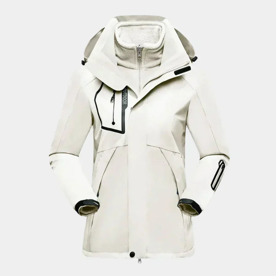 Giacca Sci Donna Elegante Imbottita Impermeabile